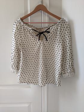 Turnaround Blouse in Pearl