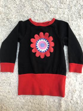 Marimekko flower sweatshirt dress