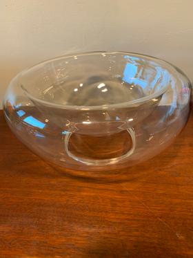 MCM Double wall glass bowl