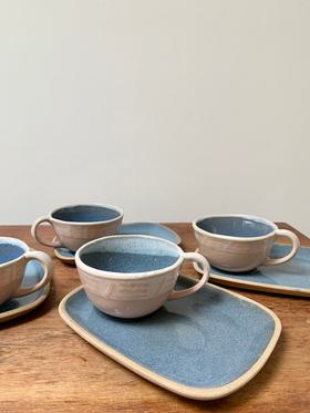 Mid-century Glidden Pottery set