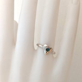 Heart Ring w/ Turquoise