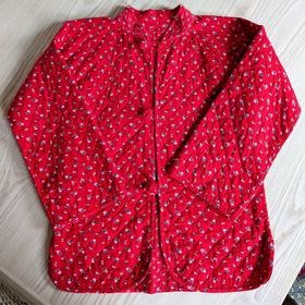 Handmade floral quilted jacket