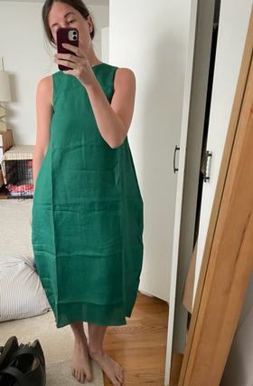 O'Keefe Dress in Emerald