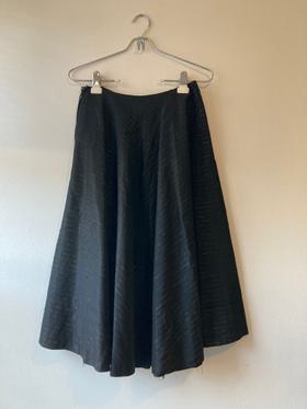 Black and Gold Party Skirt