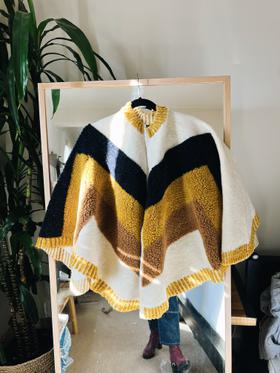 Elby Wool Poncho