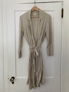 Linen Trench Jacket