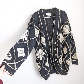 Crochet Knit Pattern Cardigan