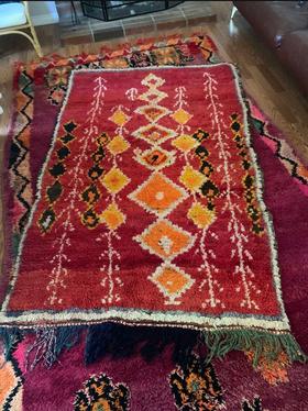 Moroccan wool rug