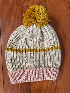 Knit Baby Beanie Hat