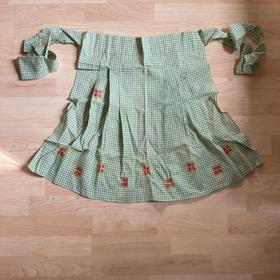 Hand embroidered apron