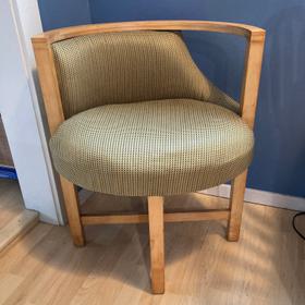 MCM upholstered vanity chair
