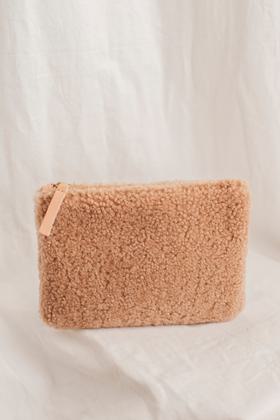 Shearling Pouch