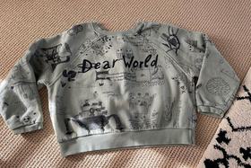 Wimamp Dear World Sweatshirt 8-9
