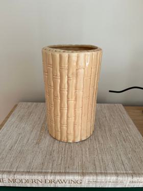 Bamboo pottery vase