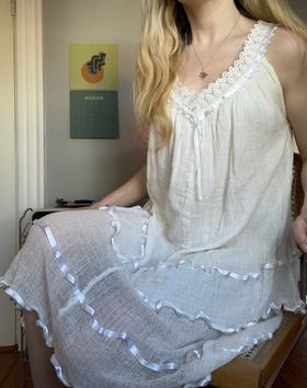 Vintage Tiered Nightgown