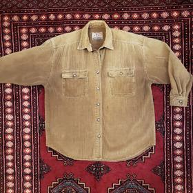 Boxy Wide Wale Corduroy Button Up
