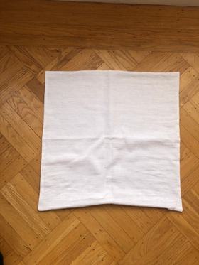 Linen throw pillow cover