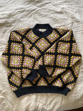 Hand Crocheted Pullover Sweater