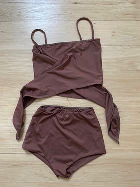 Two Way Top and High-Waisted Bottoms