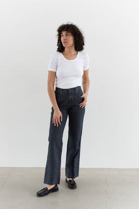Vintage 28 Linen Cotton Utility Jeans