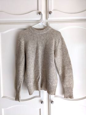 Oatmeal Wool Sweater