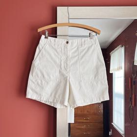High rise relaxed fit utility shorts