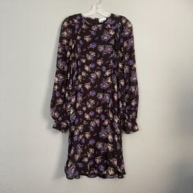 Printed georgette dress