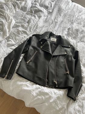 Eco leather biker jacket