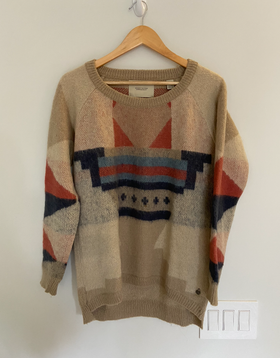 Knit Geometric Sweater