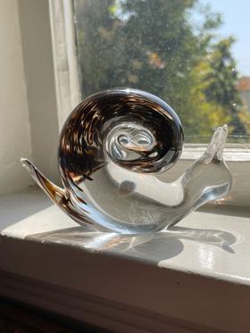 Handblown Glass Snail