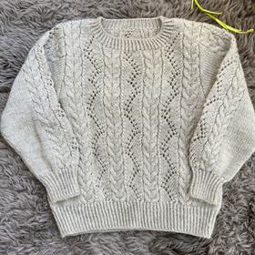 Hand Knit Fisherman’s Sweater