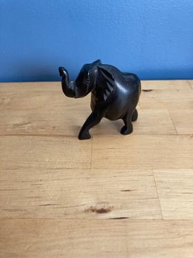 Hand-carved elephant