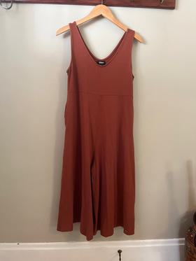 Lakeside jumpsuit red clay