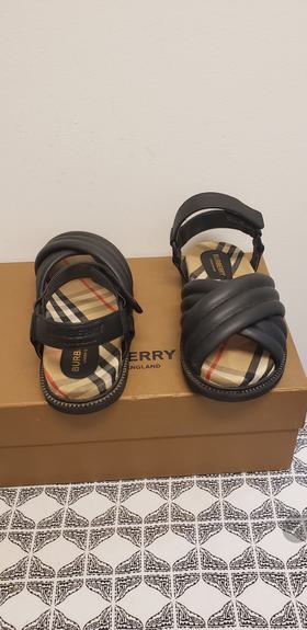 Clangley check sandals