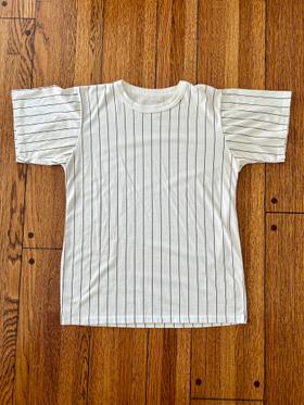 White Pinstripe T-Shirt