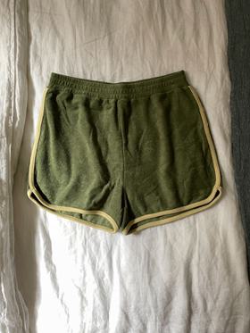 MWL Towel Terry Curved-Hem Shorts