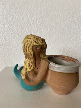 60’s Pottery Mermaid