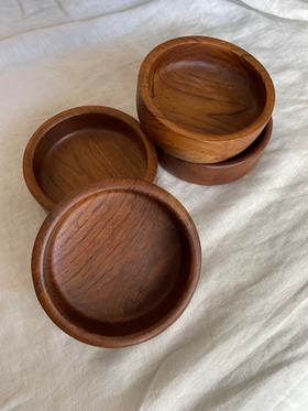 Wooden Bowls, Set of 4