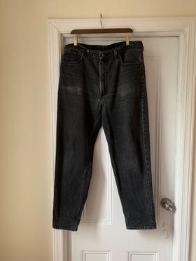 550 black denim jeans
