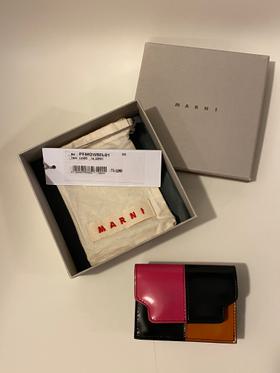 AW19 Colorblock Tri-fold Wallet