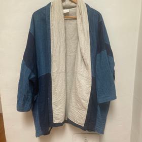 Haori coat in Japanese indigo