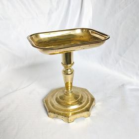 Brass Vintage Pedestal Soap Stand