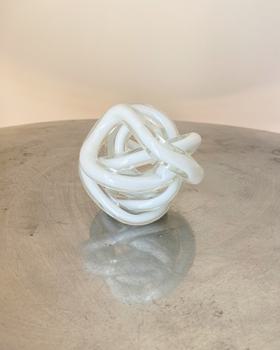 Sculptural glass knot