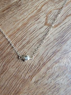 Diamond puddle necklace