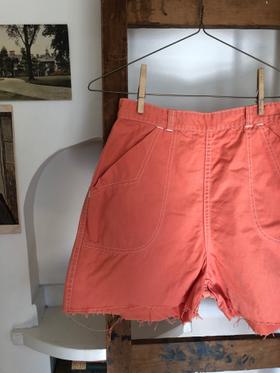 40s Cut Off Side Zip Shorts