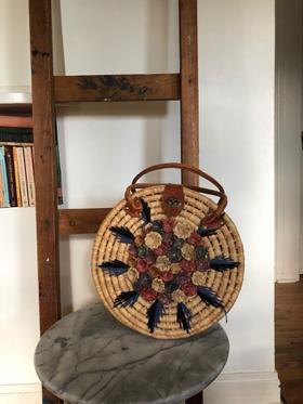 Floral Basket Purse