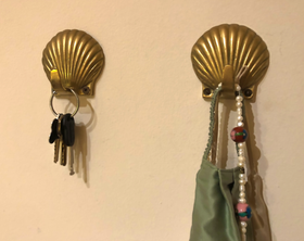 Brass Shell Hook