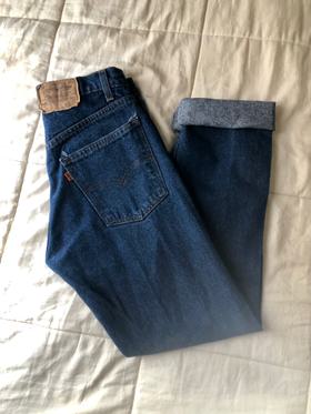Vintage Levi’s 505 orange tab jeans