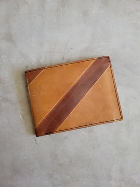 Vintage bifold genuine leather wallet
