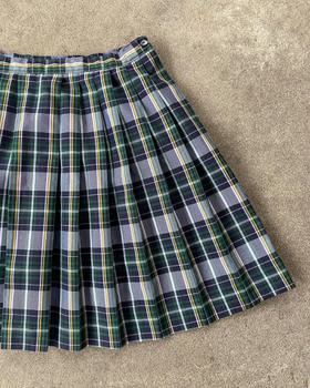 Vintage pleated mini skirt